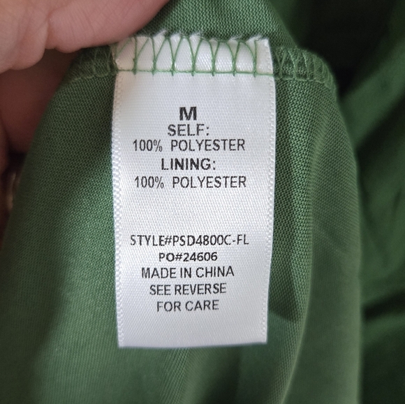 Baltic Born | Stefania Midi Dress In Green Size Medium NWOT - Picture 10 of 11